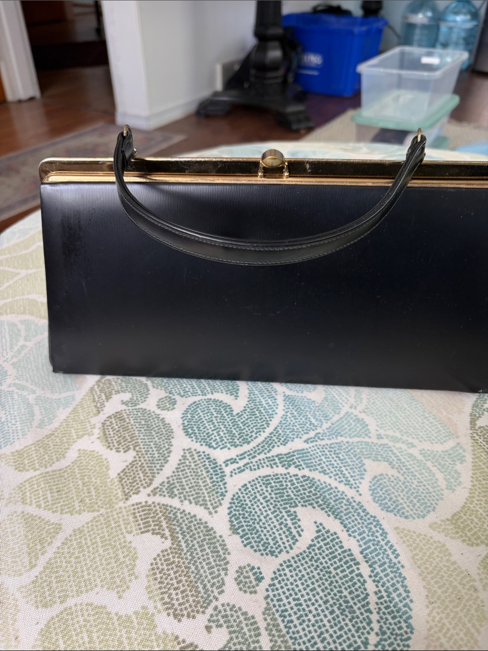 Classic Black Top-Handle Women's Bag
Vintage
